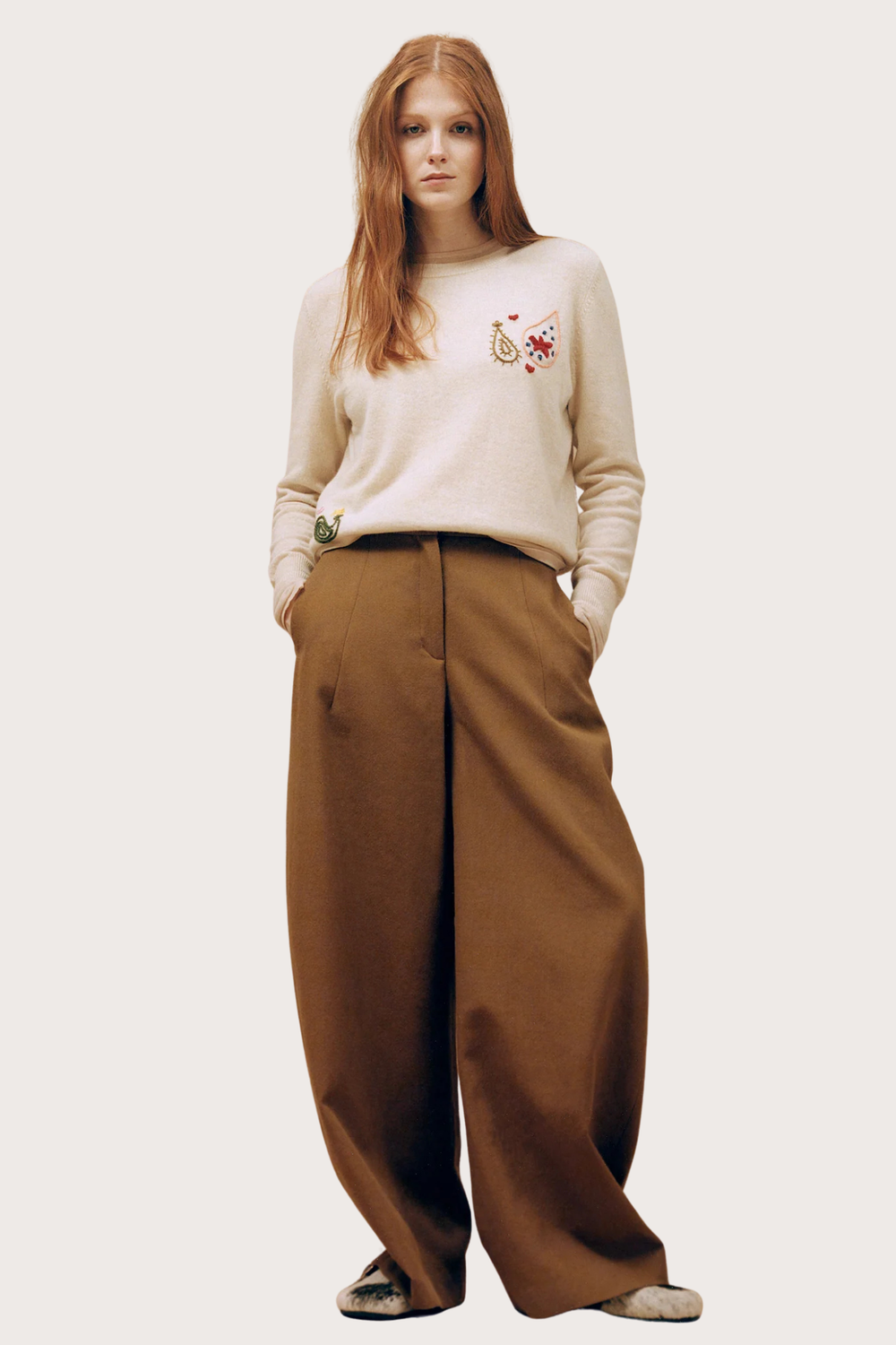 Gio Paisley Cashmere Sweater