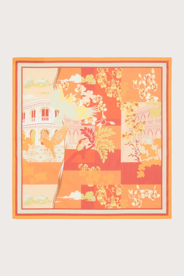 Beautiful Southern Thailand Orange Handkerchief