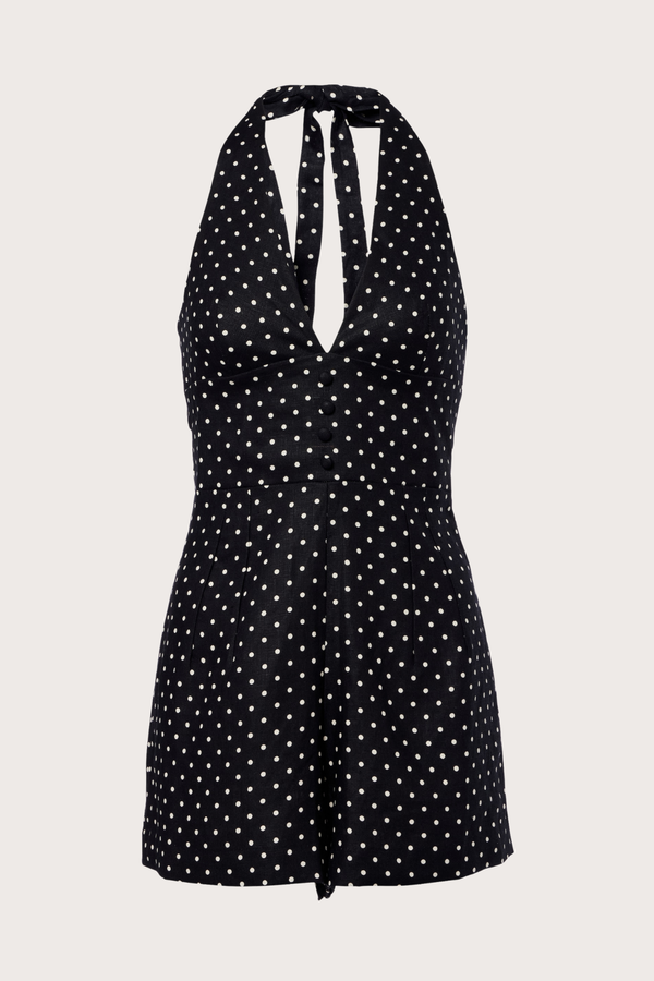 Sofia Playsuit in Lola Polkadot