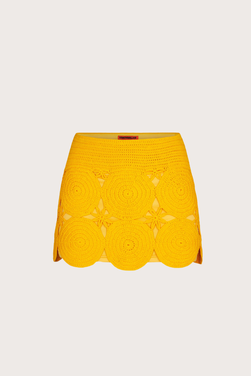 Beep Beep Mini Skirt in Sherbet Orange