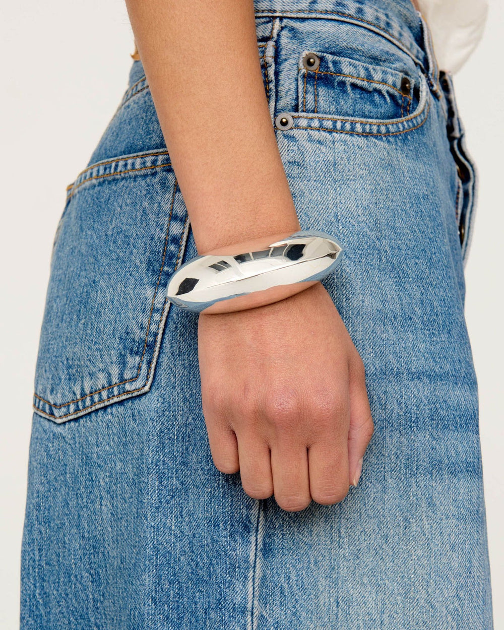 Alegra Cuff - Silver Plated