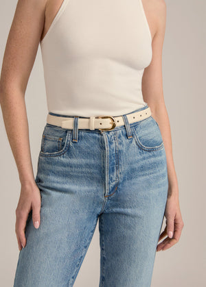 The Favorite Belt in Bone/Gold