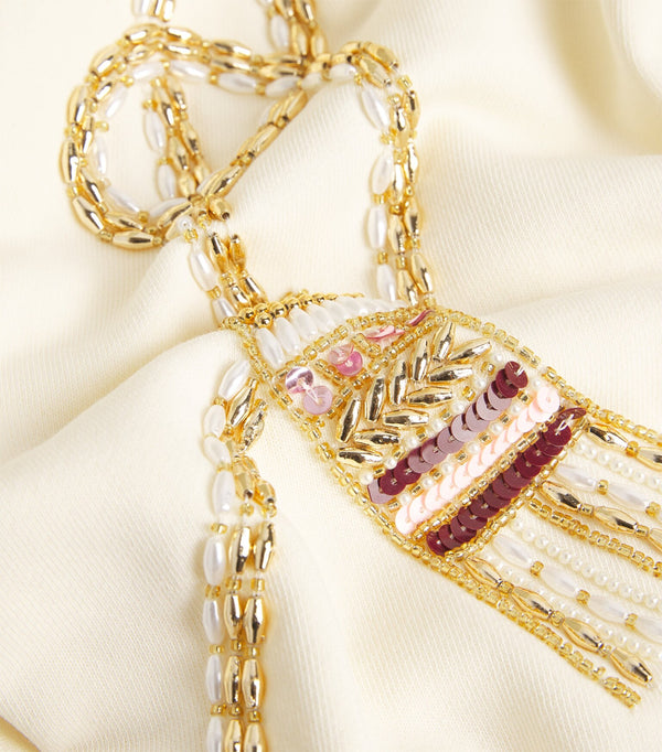 Tassel Beaded Sweatpants
